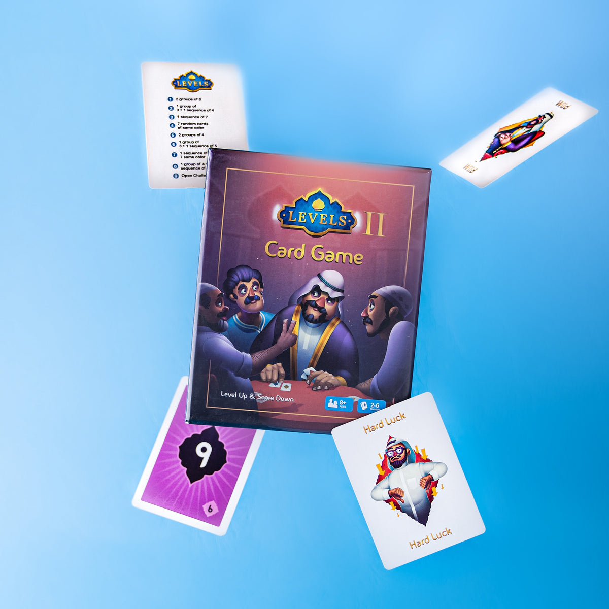 Levels Card Game – QAROUH
