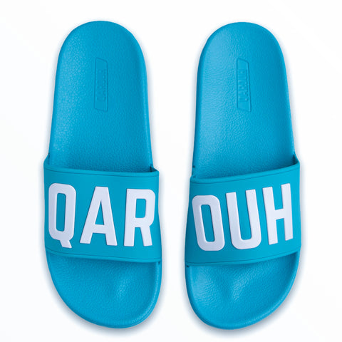 SLIPPER-CUSTOM AQUA BLUE
